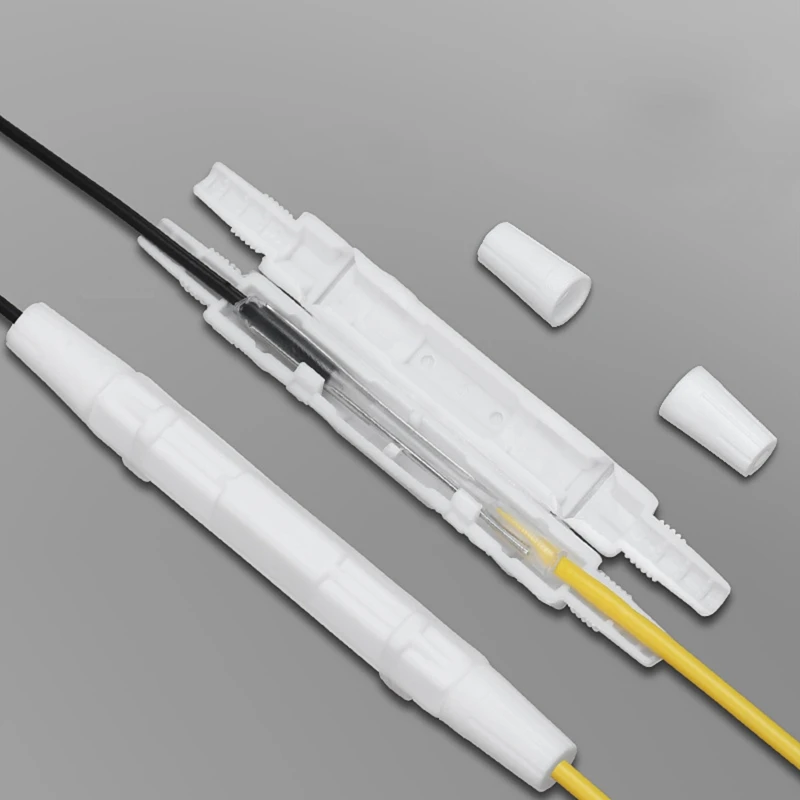 Optical Fiber Drop สำหรับกล่องขนาดเล็กรอบหลอดความร้อน Shrinkable ท่อป้องกันเส้นใย Splice ถาด