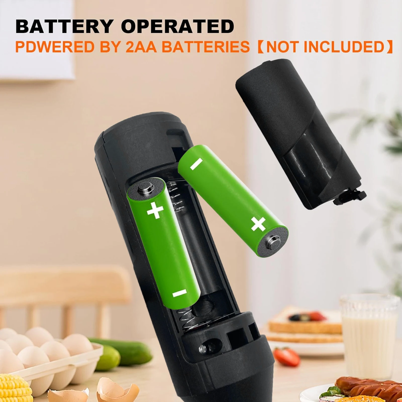 휴대용 전기 우유 거품기 강력한 우유 거품기 커피 라떼 및 우유에 적합