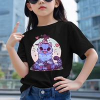 2025 Kids T-shirt K-Pop Demon Hunters Tiger Shirt Fans Gift Toddler Girl Boy KPop Demon Hunters Tiger Short Sleeve Tshirt