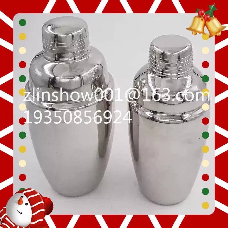 Stainless steel snow cup, cocktail hand crank three-stage shaker, milk tea tool introduction