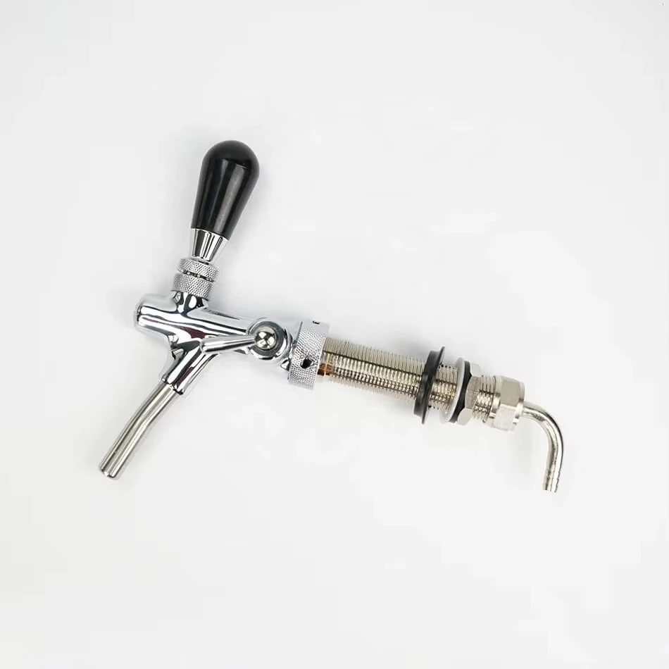 

Beer Faucet, Homebrew Adjustable Beer Taps Flow Control Faucet with Long Shank