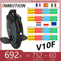 EU Stock Inmotion V10F Electric Unicycle 84V 960Wh Battery 2000W Motor 40km/h Speed Original V10F Self Balance EUC E-Wheel