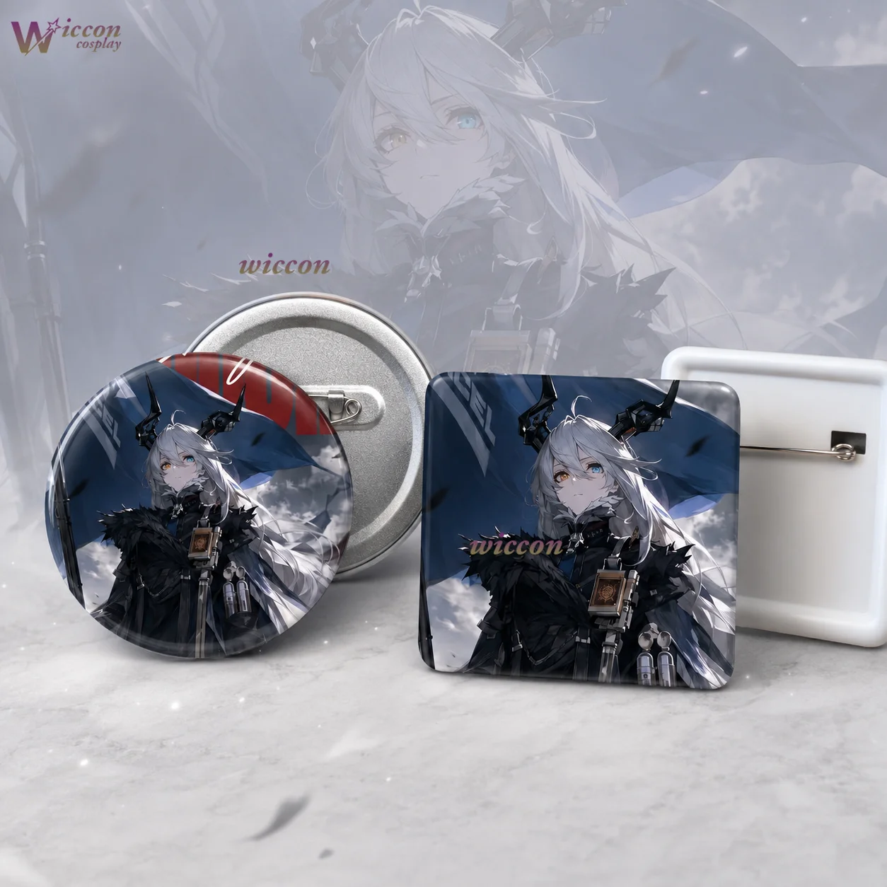 YesOk ZZZ Zenless Zone Zero Sunbringer Dracaene Sunbringer Badge Anime Game Brooch Collectible Pin Cosplay Jewelry Gift for Fans