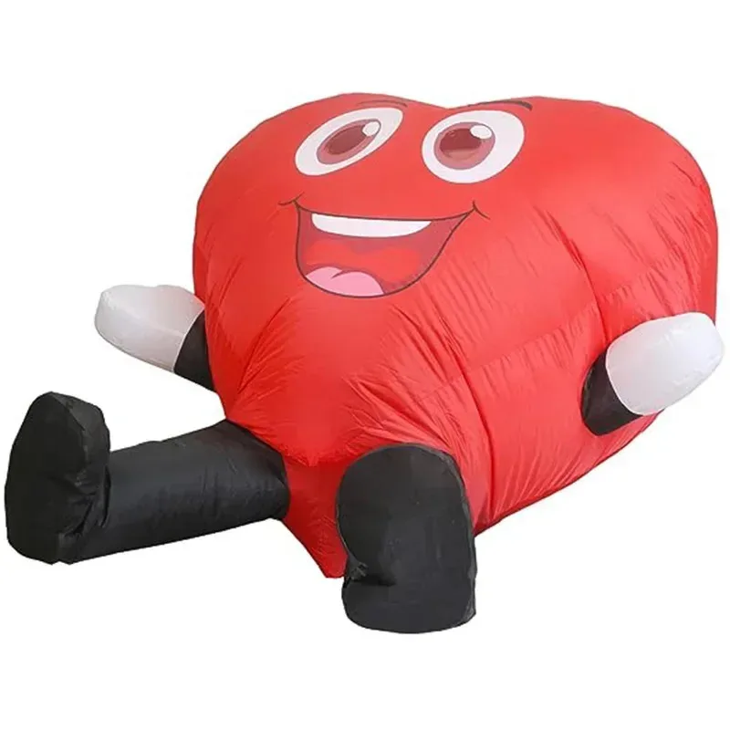 Simbok 웨딩 파티 공급 해피 레드 러브 하트 웃는 소품 풍선 러브 의상 분위기 무대 공연 소품 선물