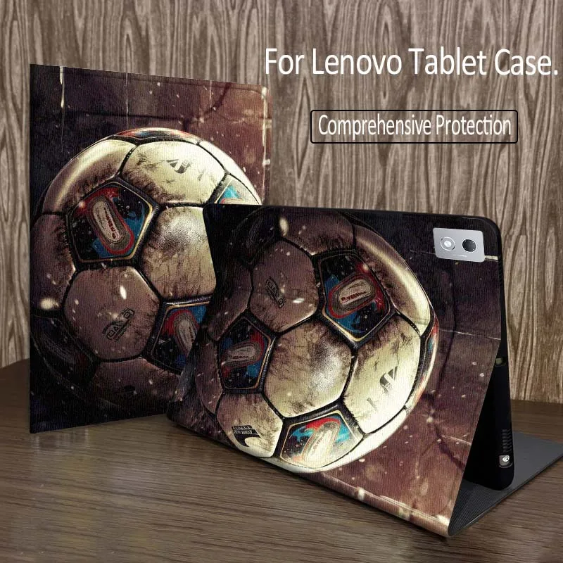 

Чехол для планшетов Legion Xiaoxin Pad P12 Pro Y900 GT 2023 2025 12.1 12.7 14.5 дюймов с дизайном «Мокрый футбольный мяч»