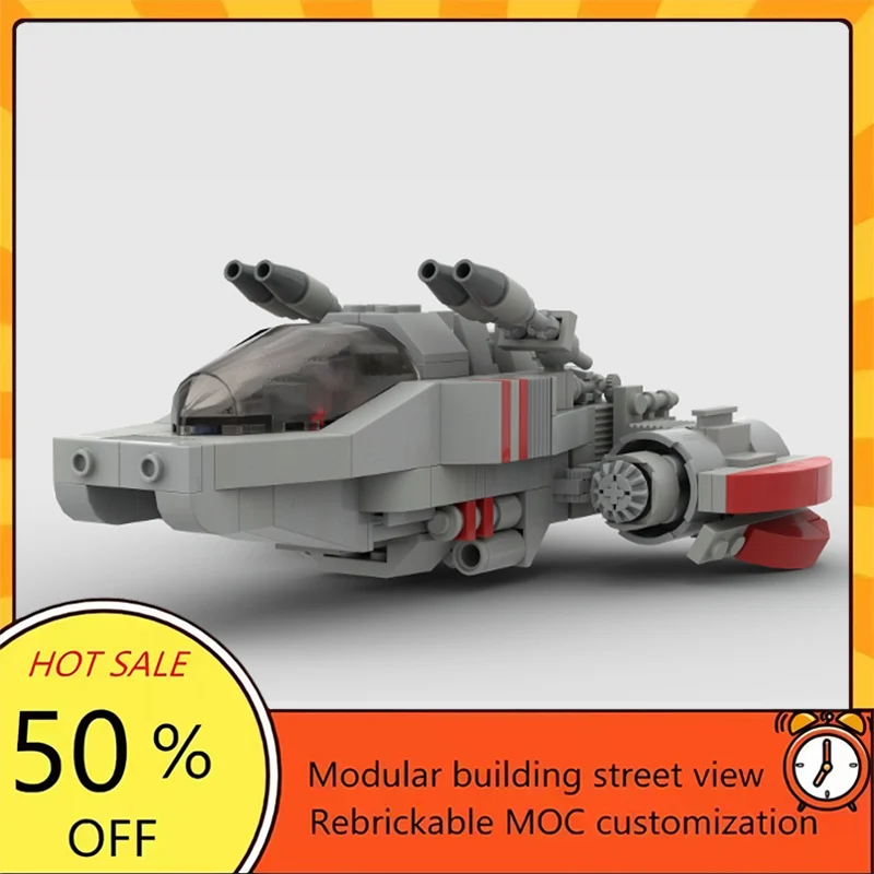 

259PCS Popular Space War Movie Model MOC Building Bricks Spaceship Modular Technology Gifts Holiday Assemble Children Toy Suit