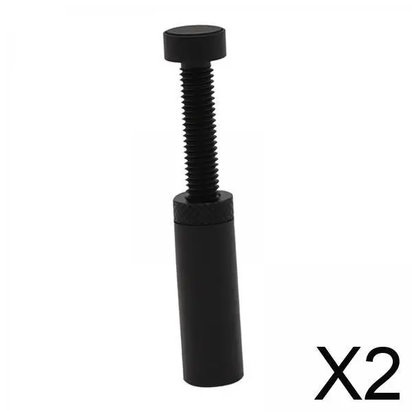 

2 телескопических держателя для видеокарт, прочные, регулируемые по высоте, для настольных ПК, черные, 48 мм x 13 мм