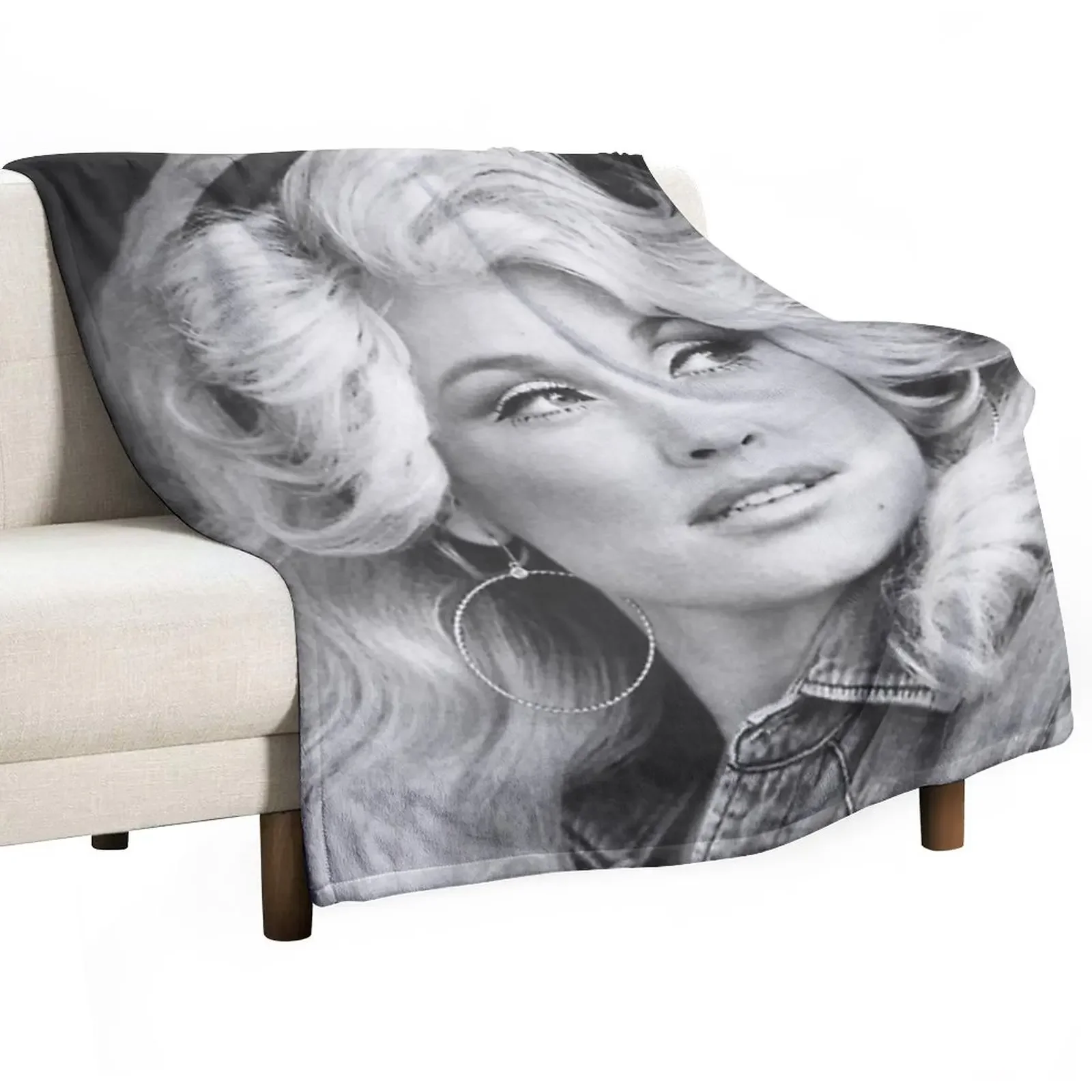 

Dolly Parton Photo Throw Blanket Hairys Hair Flannels Blankets