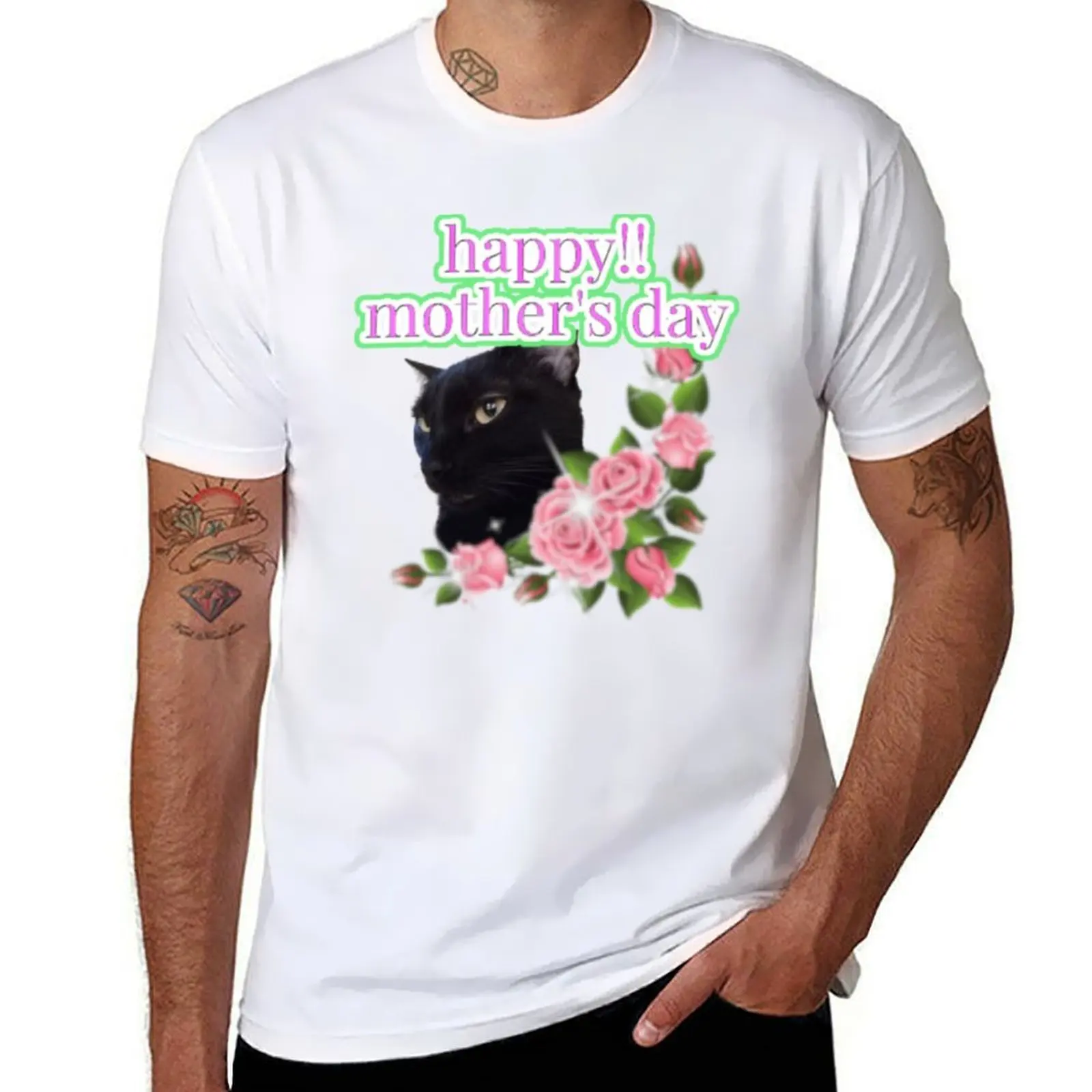 

happy mother's day T-Shirt black cotton t-shirt plain for man package t shirts for man cotton soft T-Shirt