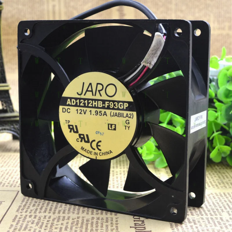 

H for AD1212HB-F93G 120mm 38mm Case Fan 12V 200CFM PC Cooling 3pin Metal 4 Screws Ball
