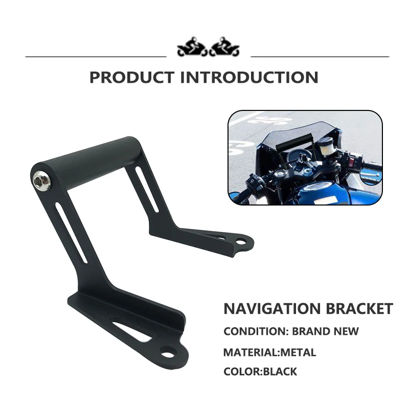 Motorcycle Accessories GPS/Smart Phone Navigation Plate Bracket Adapt Holder For Honda HAWK 11 HAWK-11 HAWK11 HAWK1100 2023