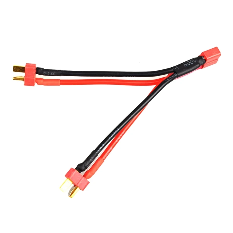 

T Plug Parallel Cable T Plug Adapter Connector 1 Female to 2 Male Splitter 10CM