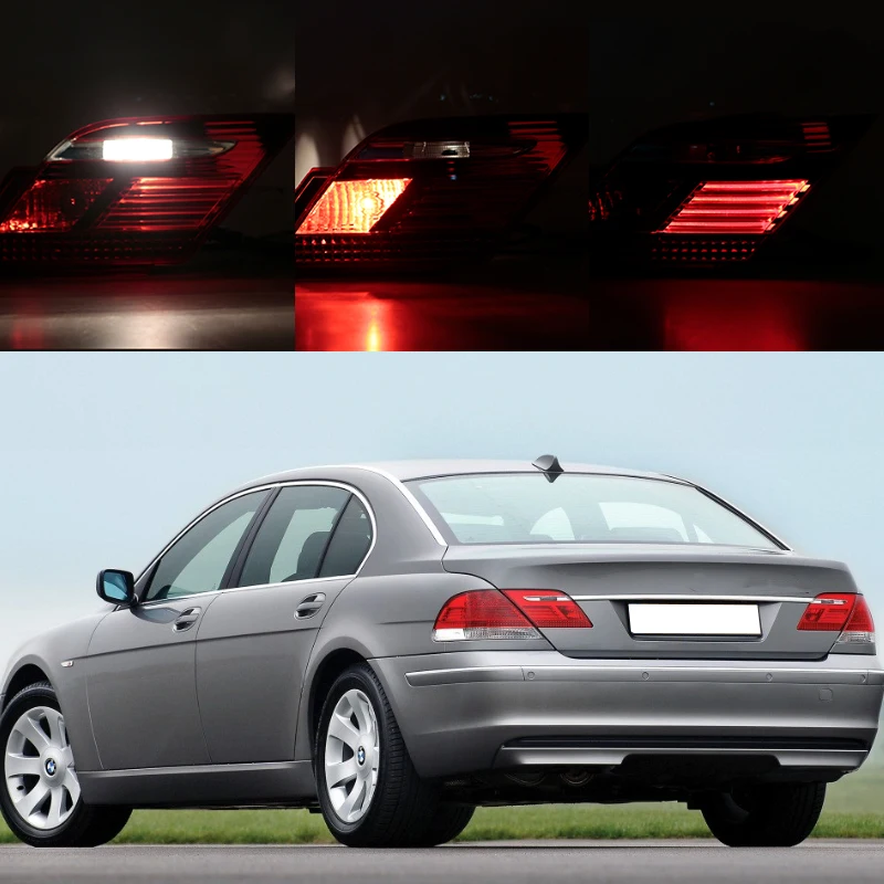 Car Inner LED Tail Light for BMW 7 Series E65 E66 2005 2006 2007 2008 Rear Brake Lamp Tail Lamp Assembly 63216938517 63216938518