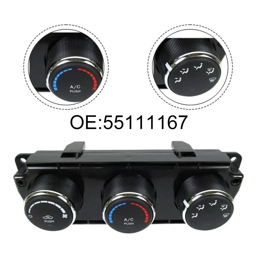 

car Air Conditioner Heater Switch Wind Speed Control Knob Button Heating Cooling Unit 55111167 FOR JEEP For WRANGLER 2011-14