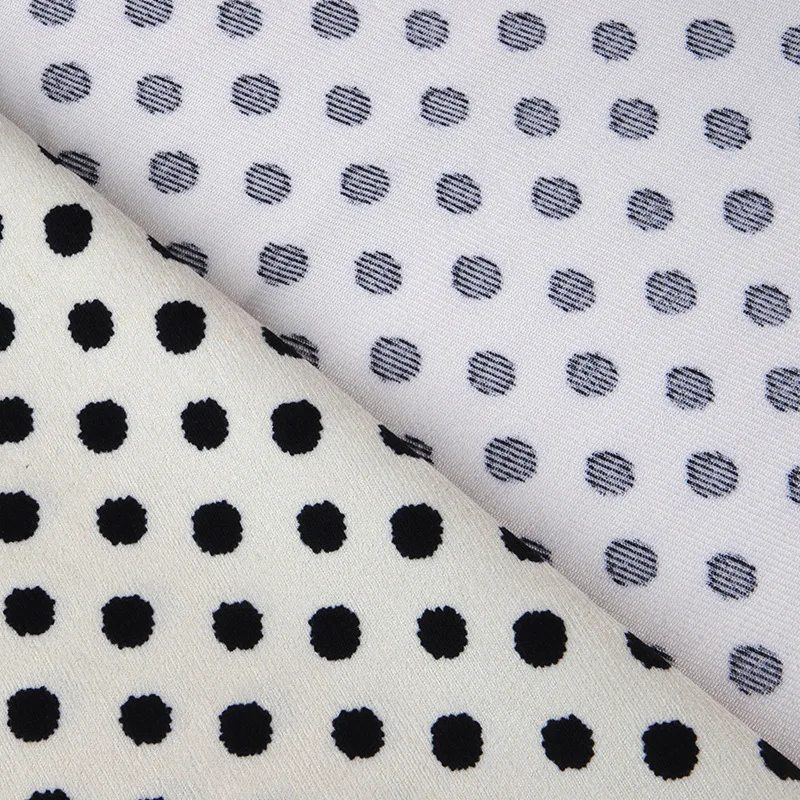 100*150CM Corduroy fabric round dot Polyester print cloth fashion Women's dress DIY clothing handmade Sewing quilting Luggage