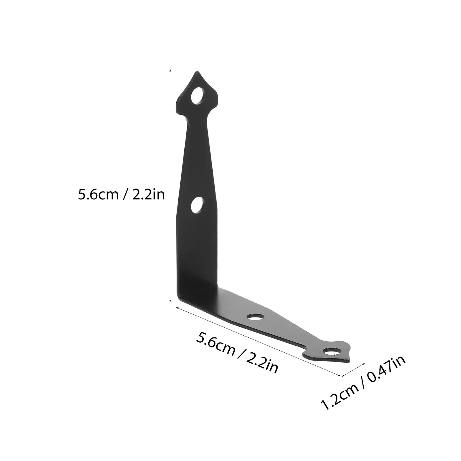 10 قطعة بين قوسين الزاوية الثقيلة L-شكل دعامات زاوية معدنية للأثاث خزانة رف خشبية دعم 90 درجة الزاوية اليمنى #6