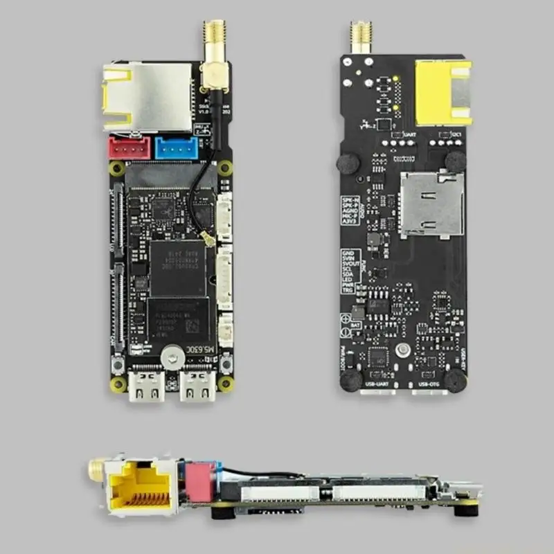 Small Format Compute Board AX630C with Wireless Module, RJ45 Ethernet and Two Type C for Portable Robotics Project Build Field