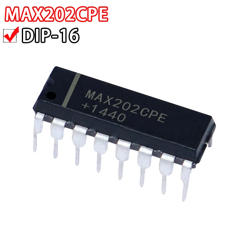 10Pcs Max202Cpe/Epe Max232In Max232Cpe/Epe Max232Acpe/Aepe Max232Ecpe/Eepe Max3…