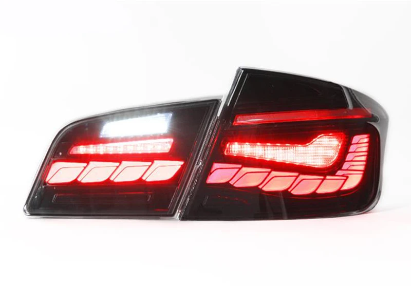 Conjunto de luz trasera adecuado para BMW 5 Series 2011 2012 2013 - 2017 luz trasera LED modificada