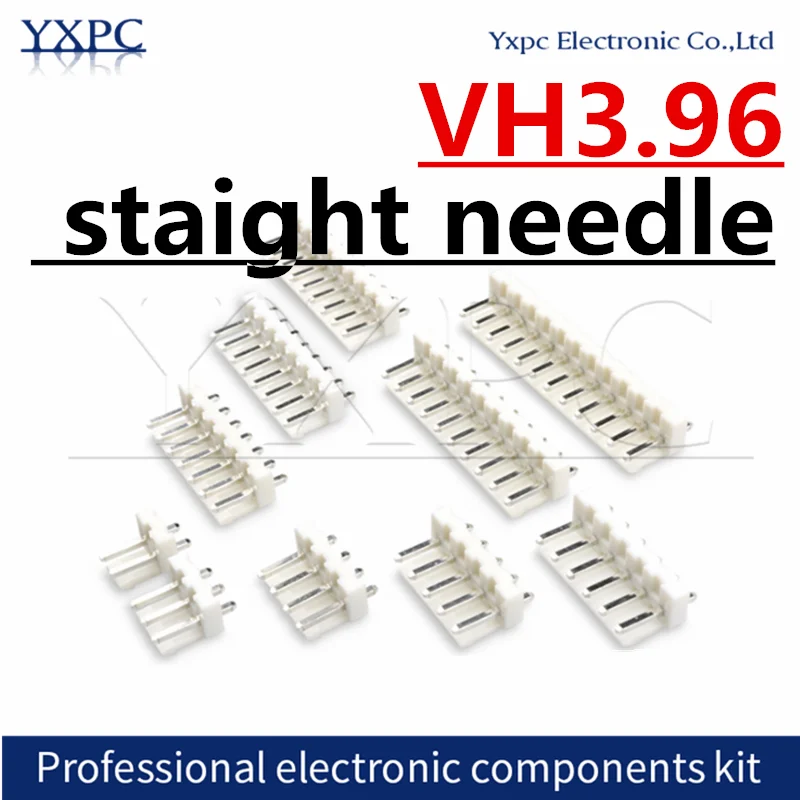 20pcs VH3.96 Connector 3.96mm staight needle 3.96mm 2P 3P 4P 5P 6P 7P 8P 9P 10P 11P 12Pin