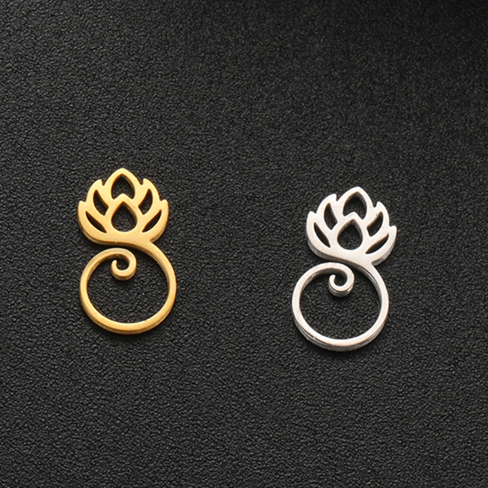 5pcs Stainless Steel Charms for DIY Jewelry Making