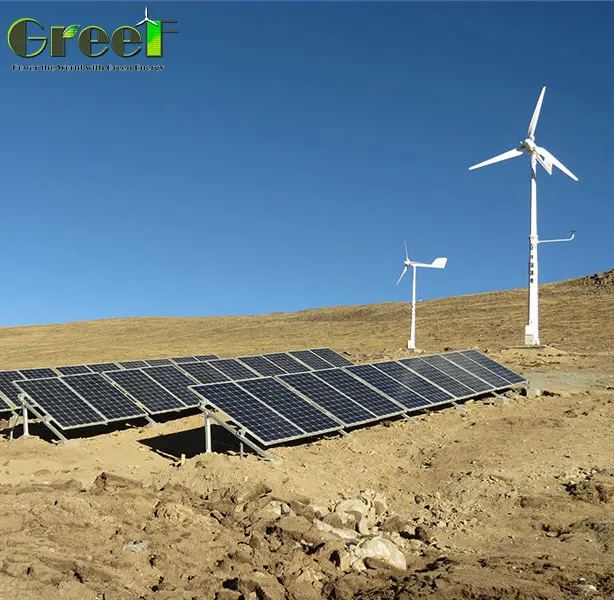 Hybrid Wind Solar Home Systems 10kw 20kw off Grid Lithium Battery Deye Hybrid Inverter Wind and Solar Kit Price