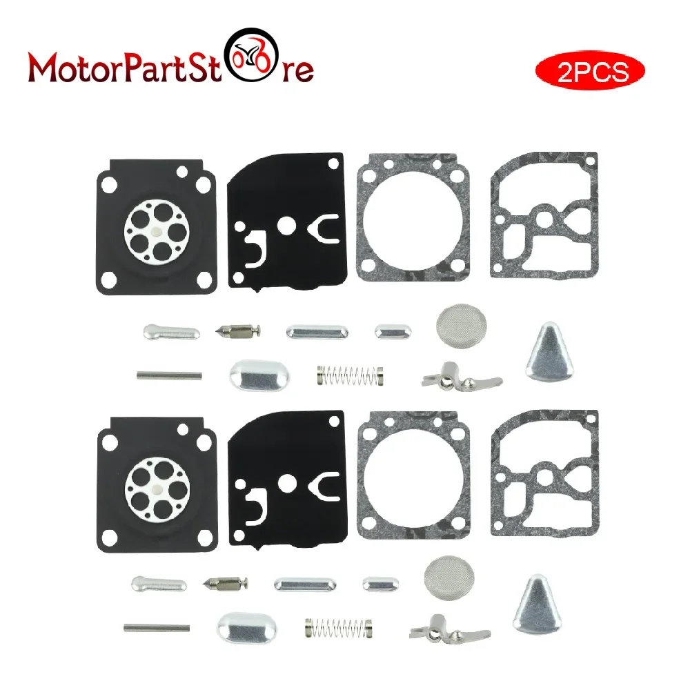 

2 Sets Carburetor Repair Rebuilt Kit Gasket Diaphragm for Zama RB-40 Stihl FS350 FS450 FS120 FS400 FS250 FS200 FS300 BR106 FR350