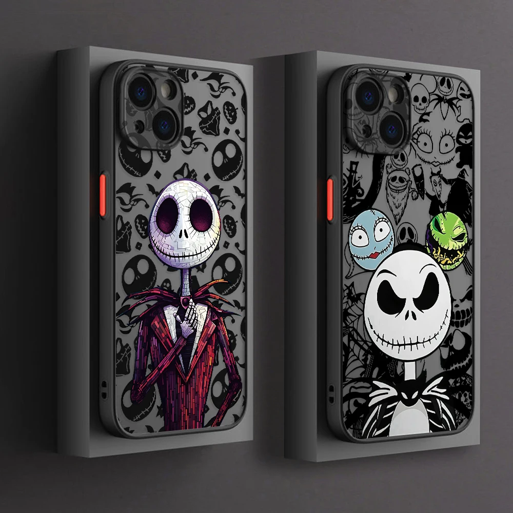 N-Nightmares Before Christmas Phone Case for Samsung Galaxy A57 A56 A55 A54 A53 A36 A26 A17 A16 A07 A06 A05 4G 5G Matte Cover