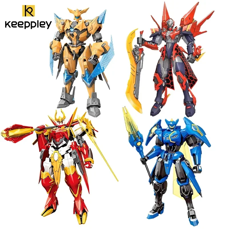 

New Keeppley Building Block Honor Of Kings Cartoon Animation Super Armor Hero Machine Models Decoration Children's Toys Boy Gift