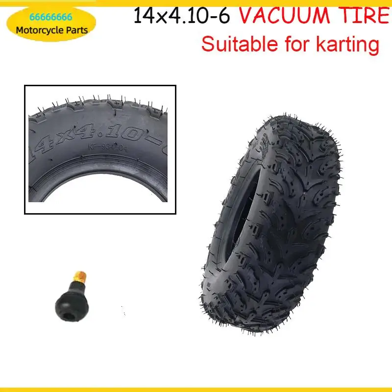 ATV Tire 145/70-6 14X5.00-6 13X5.00-6 four wheel vehcile Fit for 50cc 70cc 110cc Small ATV Front Or Rear Wheels