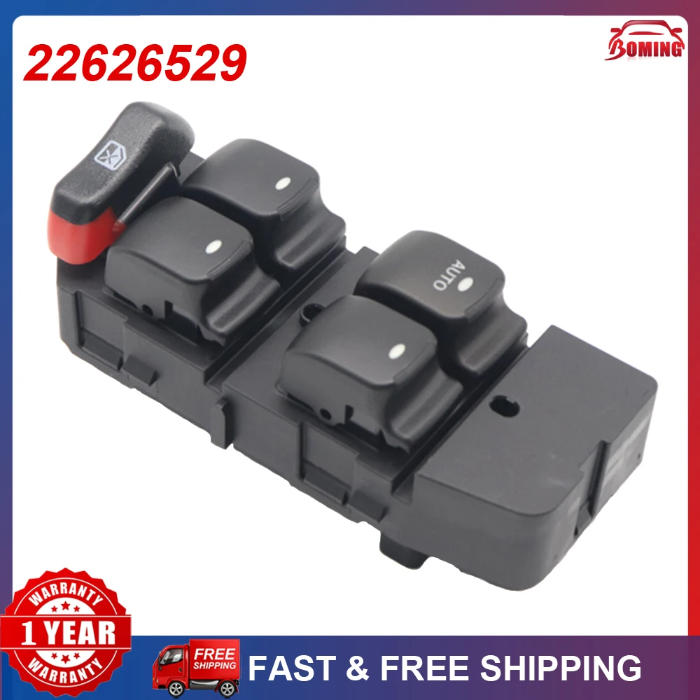 New Car Front LH Driver Side Power Master Window Switch 22626529 Fits For Chevrolet Malibu 2.2L 3.5L 2004-2008 22733011 901168