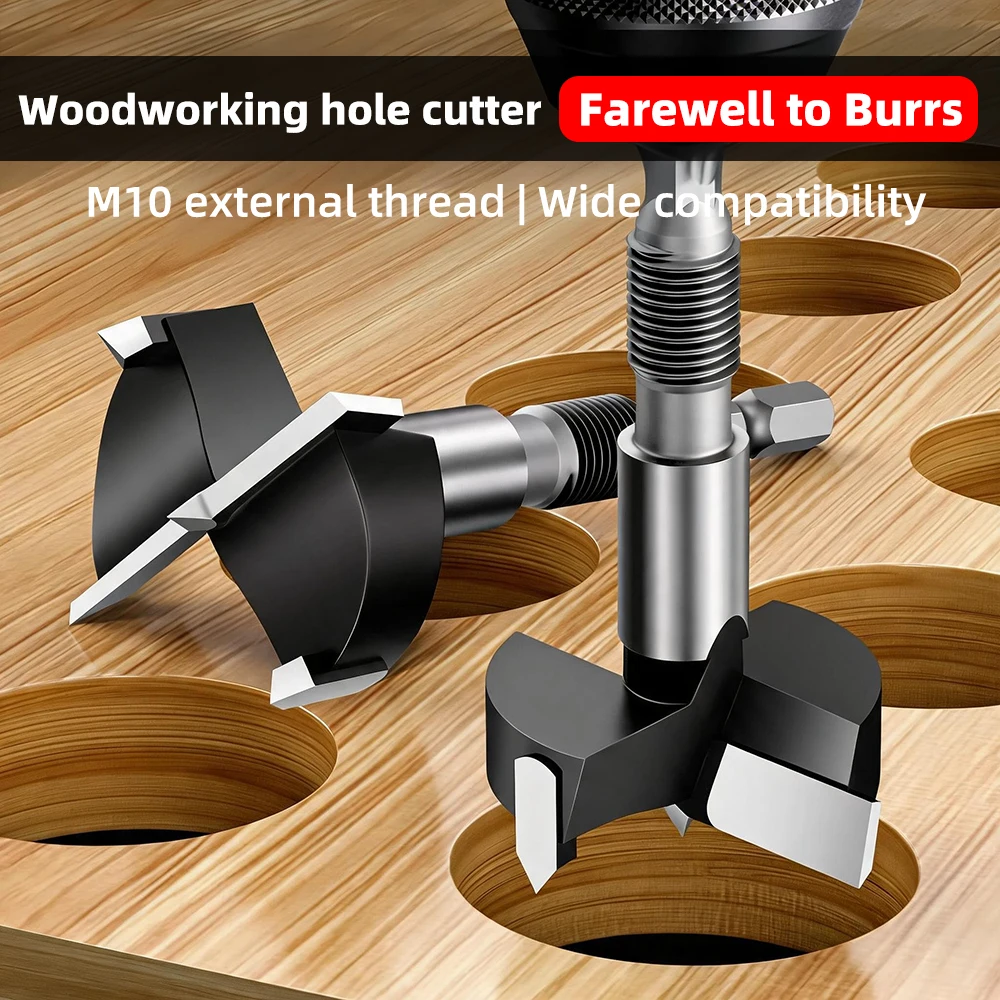 Drill Bit Set - 5 Sizes Wood Hole Cutter Set