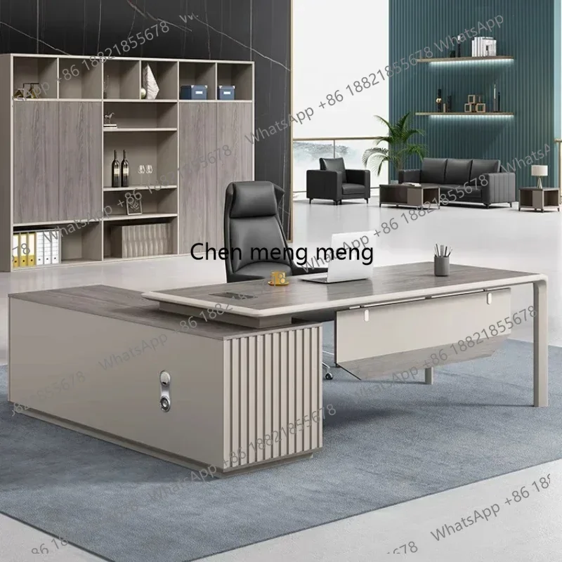 

Storage Filing Cabinets Modern Luxury Minimalist Boss President Executive Manager Desk Gaming Table Computer Desk Office Desks