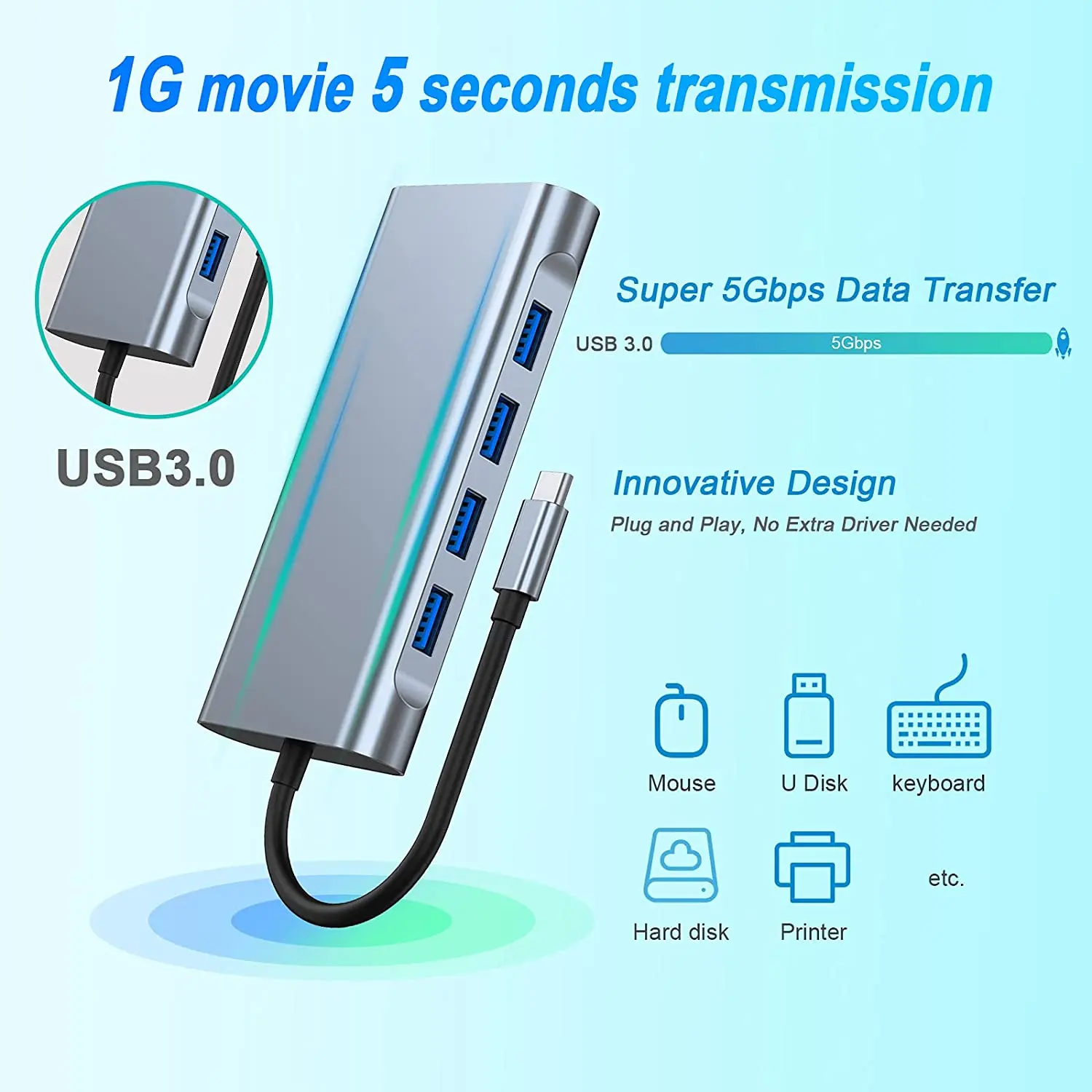 11-em-1 usb c hub 3.0 tipo c doca estação multiport adaptador com 4k hdmi rj45 sd/tf vga hdmi pd para portátil macbook ipad xiaomi