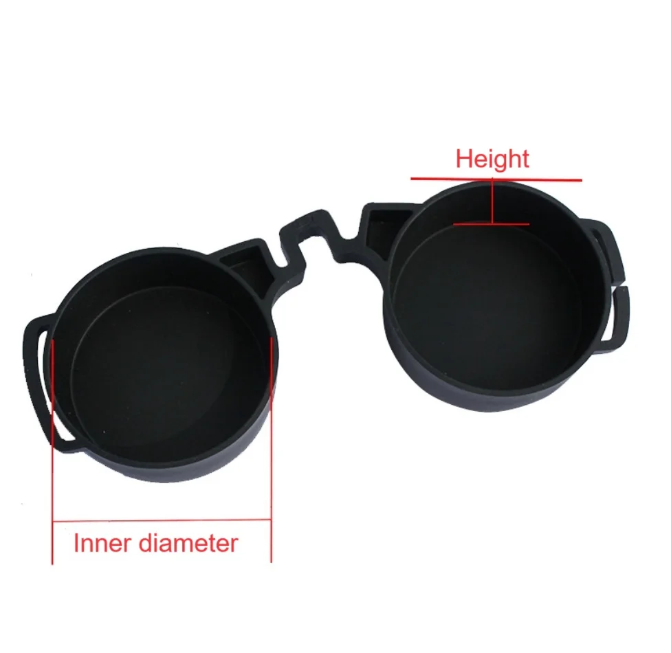 Binoculars Telescope Universal Rubber Eyepiece Cover Monocular Objective Lens Dust Protective Shield Elastic Eye Cup Cap Guard