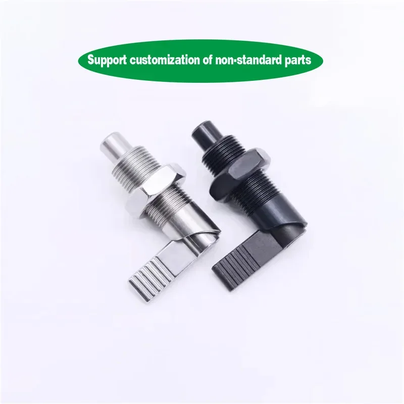 

Плунжерный фиксатор с пружиной и рукояткой для индексирующего штифта, телескопический, M10-M20