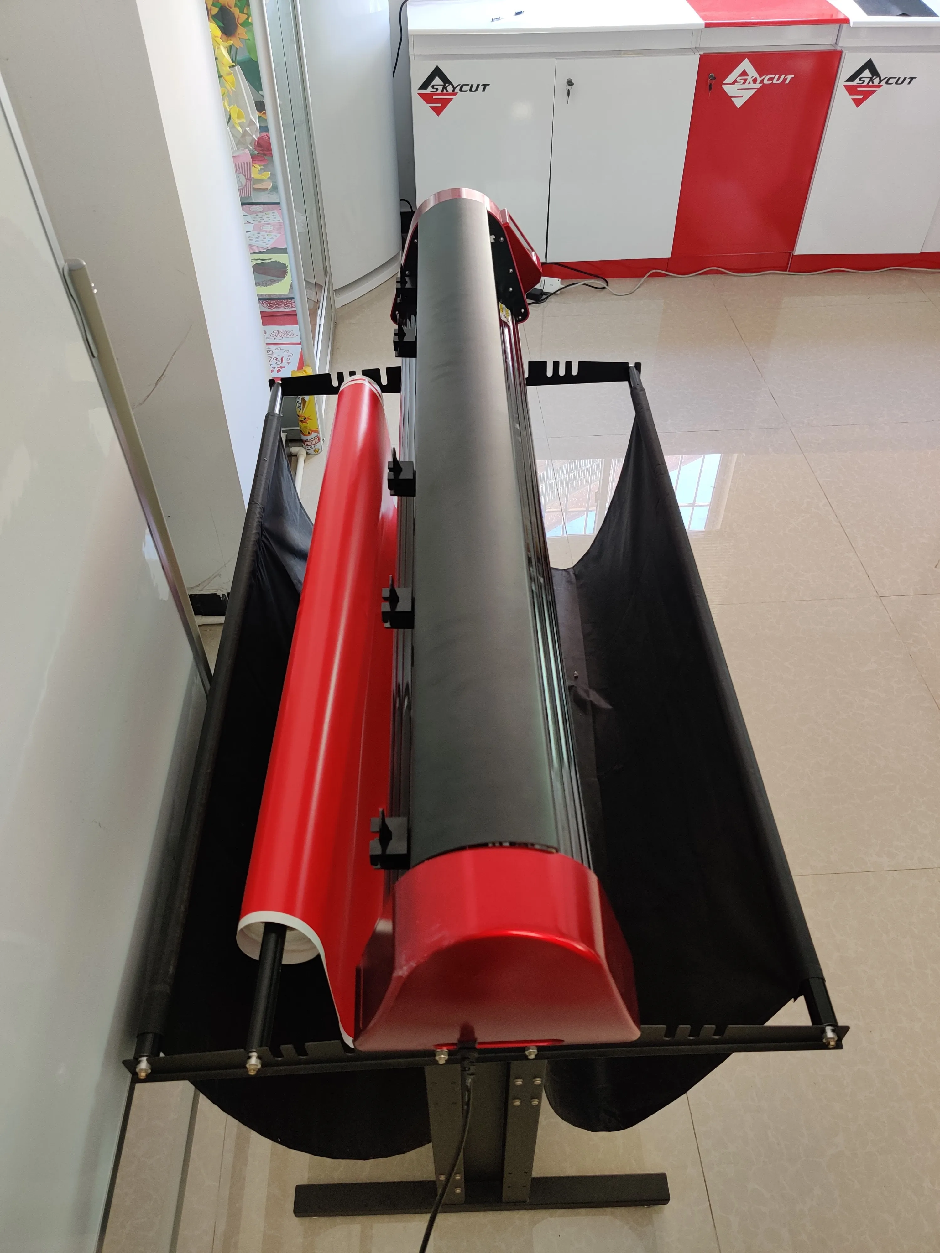 Preço de fábrica câmera cabeças duplas diecut máquina cortador de cartão de vinil plotter 48 polegada d48 contorno corte caixa cartão fazendo smal