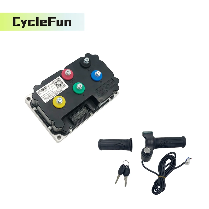 

FarDriver Controller ND72530 DC 350A Sine Wave And Bluetooth and Twist Throttle with key Scooter Motor Accessories