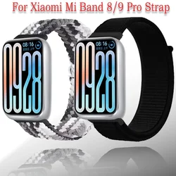 Nylon Loop Bracelet for Xiaomi Mi Band 9 Pro/Mi Band 8 Pro Smart Watch Replaceable Comfortable Wrsitband for Redmi Watch 4 5