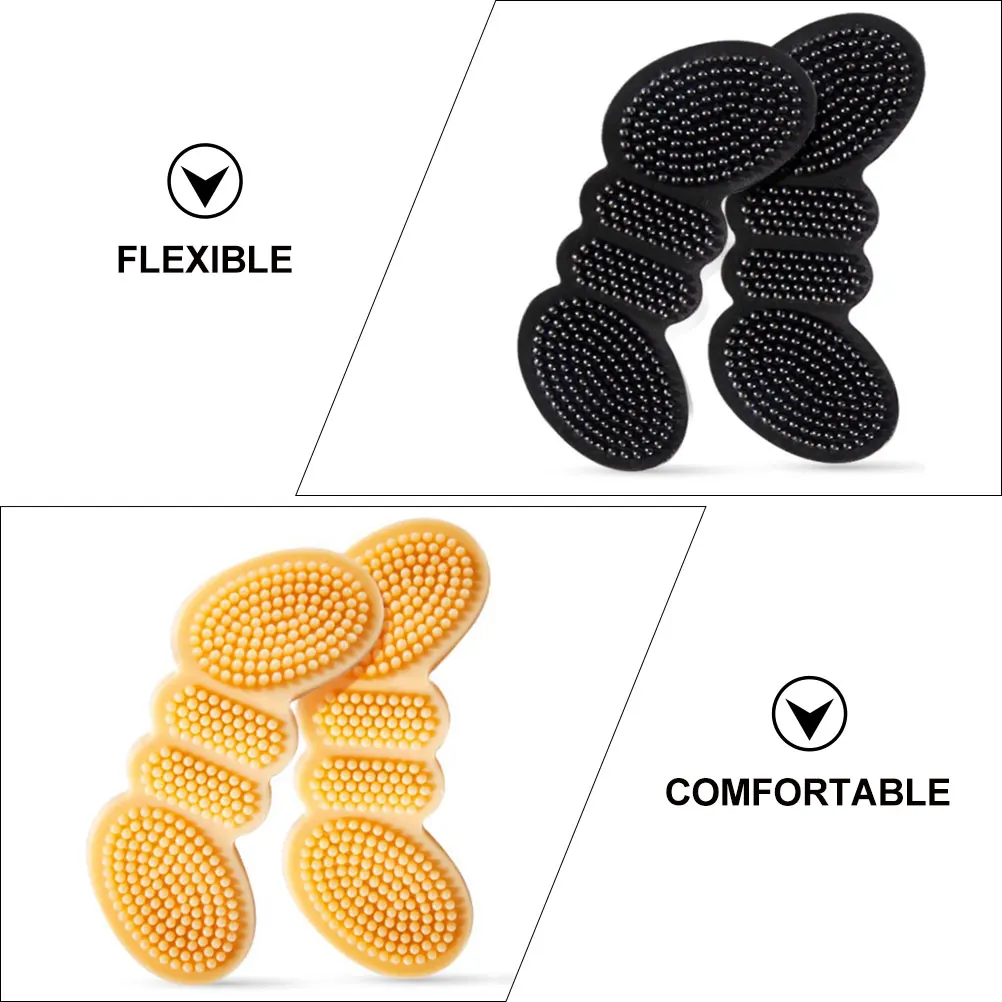 

4 Pairs Heel Stickers Silica Gel Protectors Comfortable Silicone Heel Liners Women Shoe Cushions Foot Care Tools