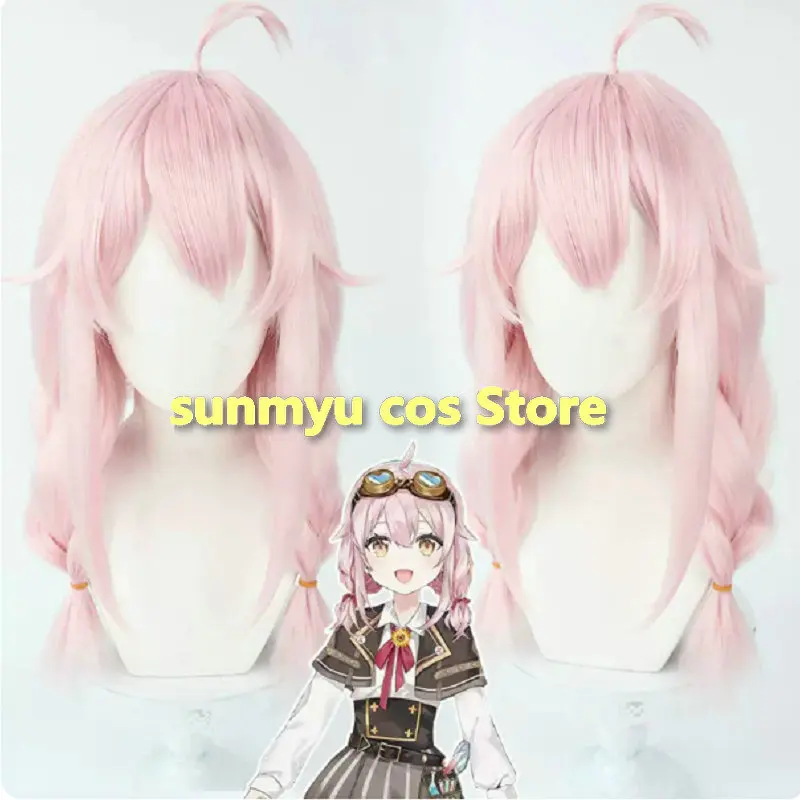 

YouTuber VTuber Ace Taffy Cosplay Wig Pink Hair