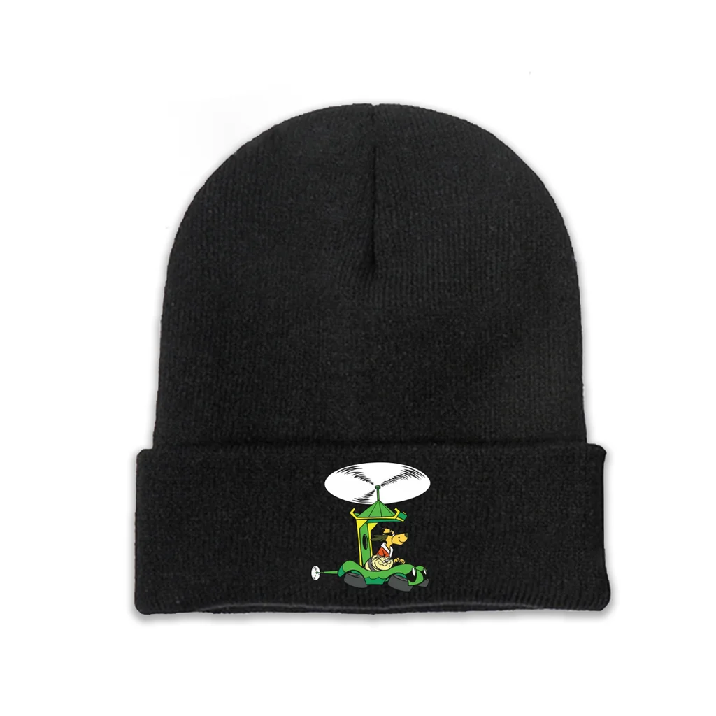 

Hong Kong Phooey Spot Animated Skullies Beanies Caps Helicopter Knitted Winter Warm Bonnet Hats Unisex Ski Cap