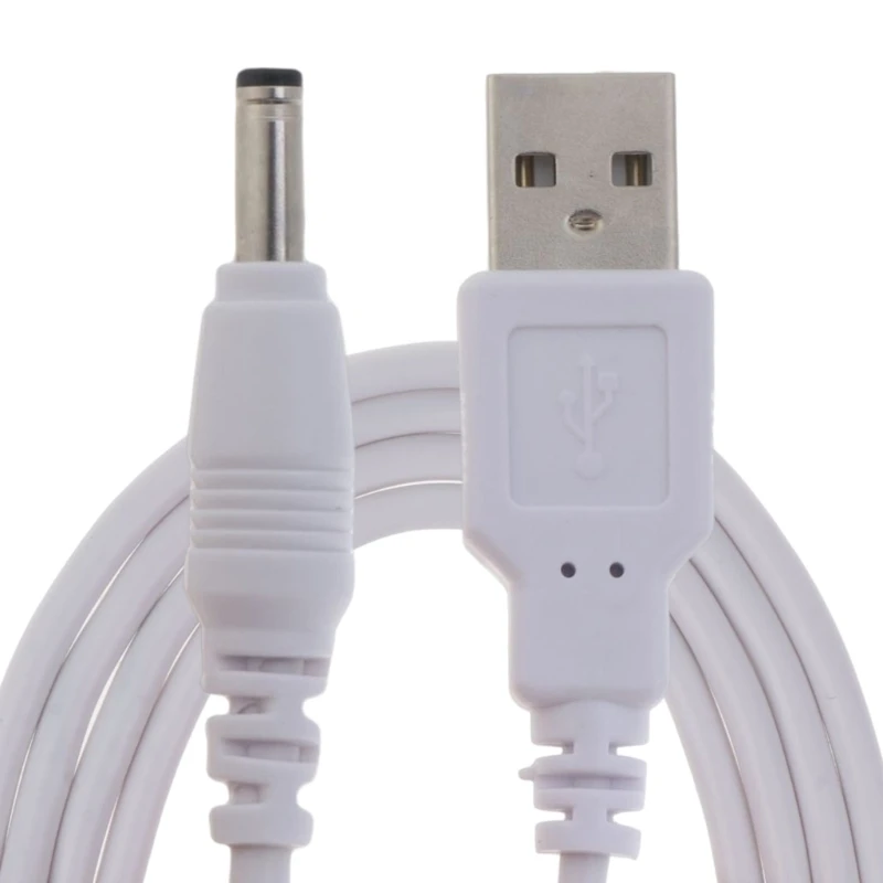 Replacement 5V Power USB Cable Fast Charging USB with 3.5x1.35mm Barrel Jack Not Support 12 Voltage 1m/2m/3m Length