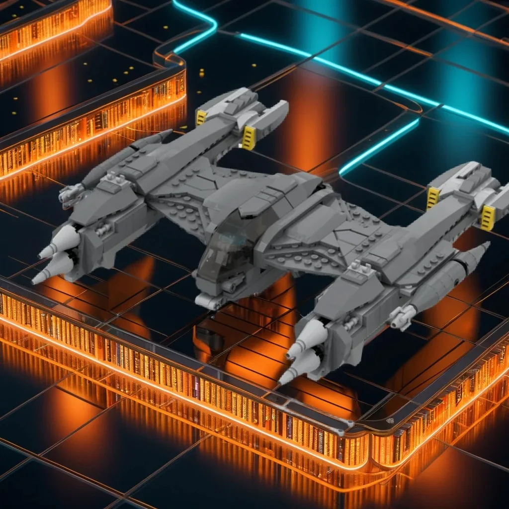 

658PCS 7673 MOC Star Batter Republic Dropship Modified Model Education Building Blocks Gift