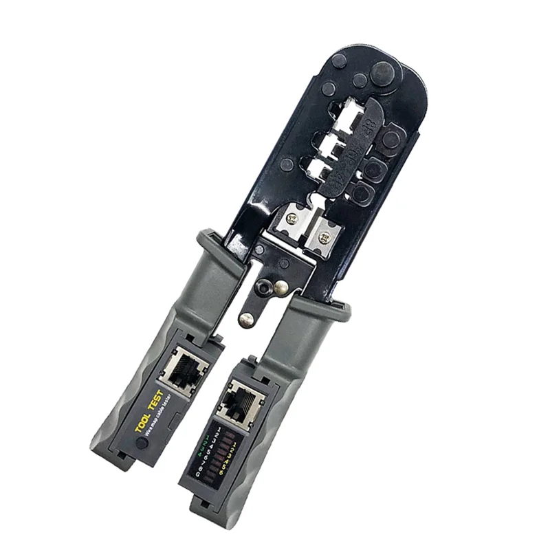 ABBN-2X RJ45 المكشكش شبكة Lan كابل اختبار أداة القطع ل Cat7 Cat6 Cat5 RJ11 RJ12 RJ45 المكشكش مشبك معدني