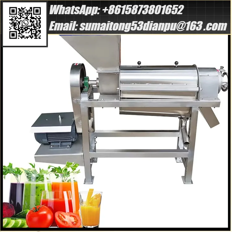 Commercial Juice Pressing Making Equipment Electric Juicer Extractor Machine Spiral Orange Lemon Juicer Machine