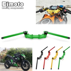 For KAWASAKI Z800 2013-2018 Motorcycle Clip on Adjustable Handlebars Handle Bar With Adapter