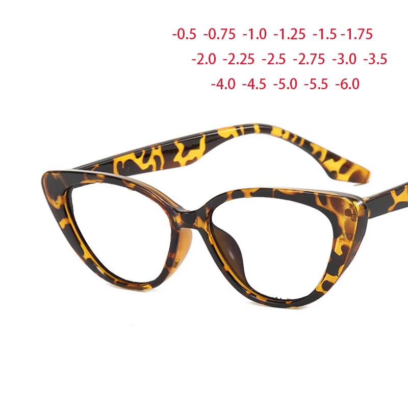 

Triangular Cat Eye Clear Lens Glasses Myopia Nerd Spectacles Degree -0.5 -1.0 -2.0 to -6.0, Hyperopia +0.5 to +6.0