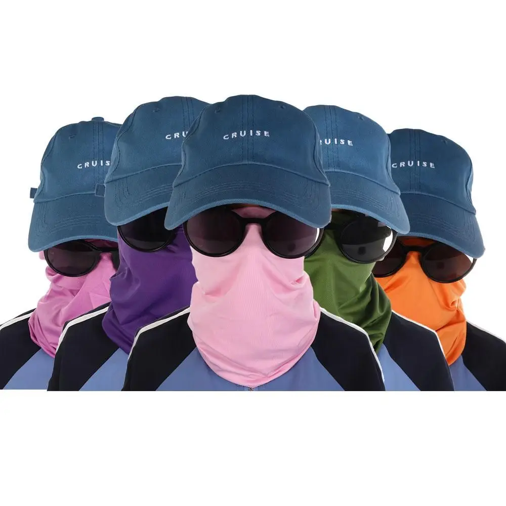 Polyester Balaclava Face Shield Fishing Tube Magic Scarf Men Scarf Cycling Face Mask Mask Bandana Head Scarf Seamless Bandana