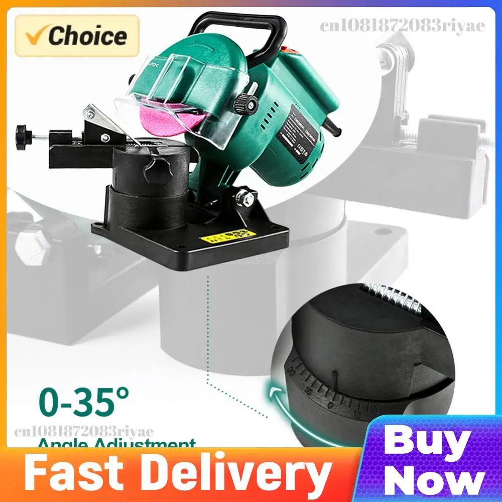 

220W Chain Saw Sharpening Machine Portable Automatic Chain Sharpener Angle Adjustable 8500RPM for Grinding Chains
